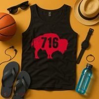 716 Area Code Buffalo New York Bflo Wny Tank Top thumb 4