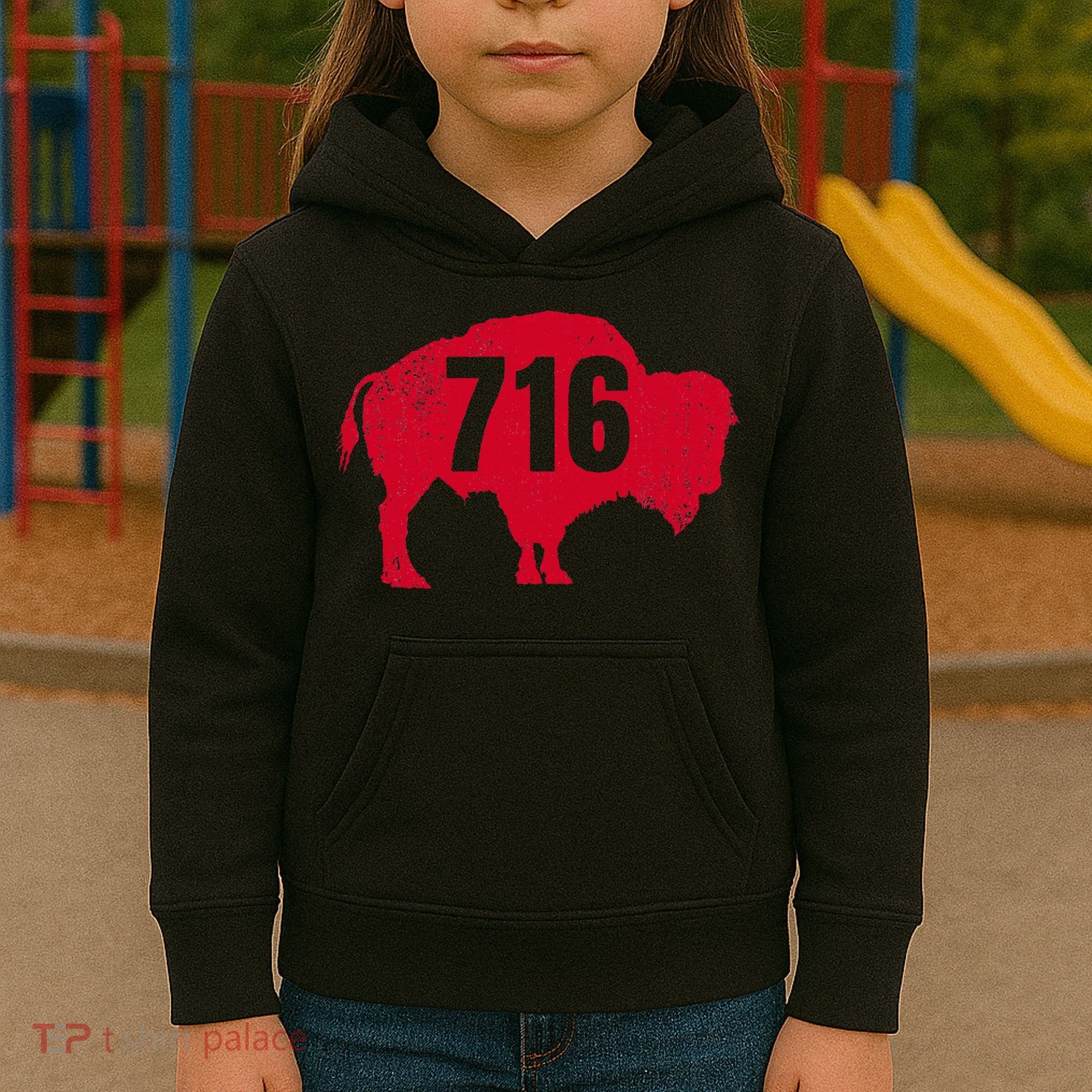 716 Area Code Buffalo New York Bflo Wny Kids Hoodie