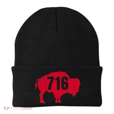 716 Area Code Buffalo Beanie