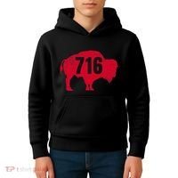 716 Area Code Buffalo Kids Hoodie thumb 4