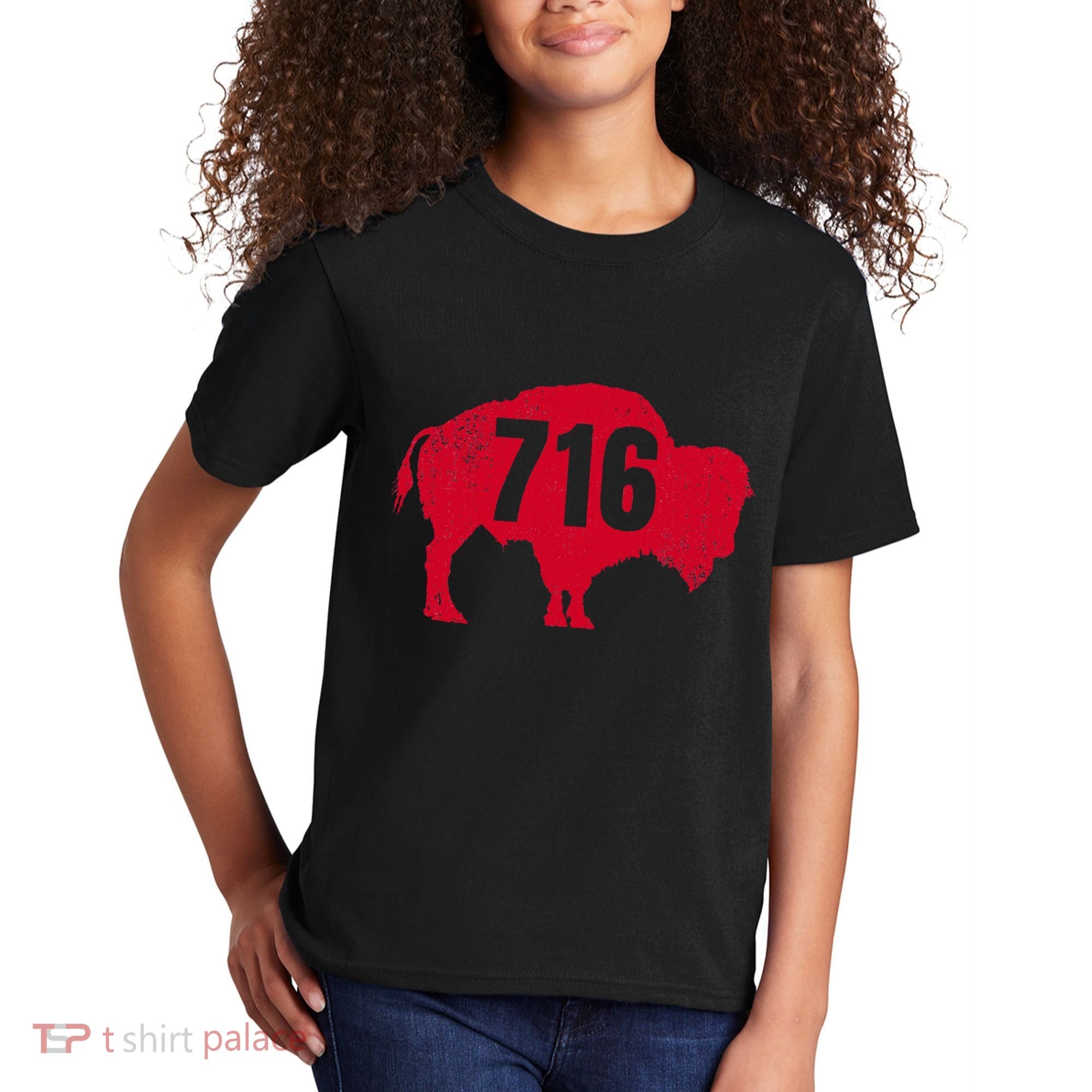 716 Area Code Buffalo Kids T-Shirt