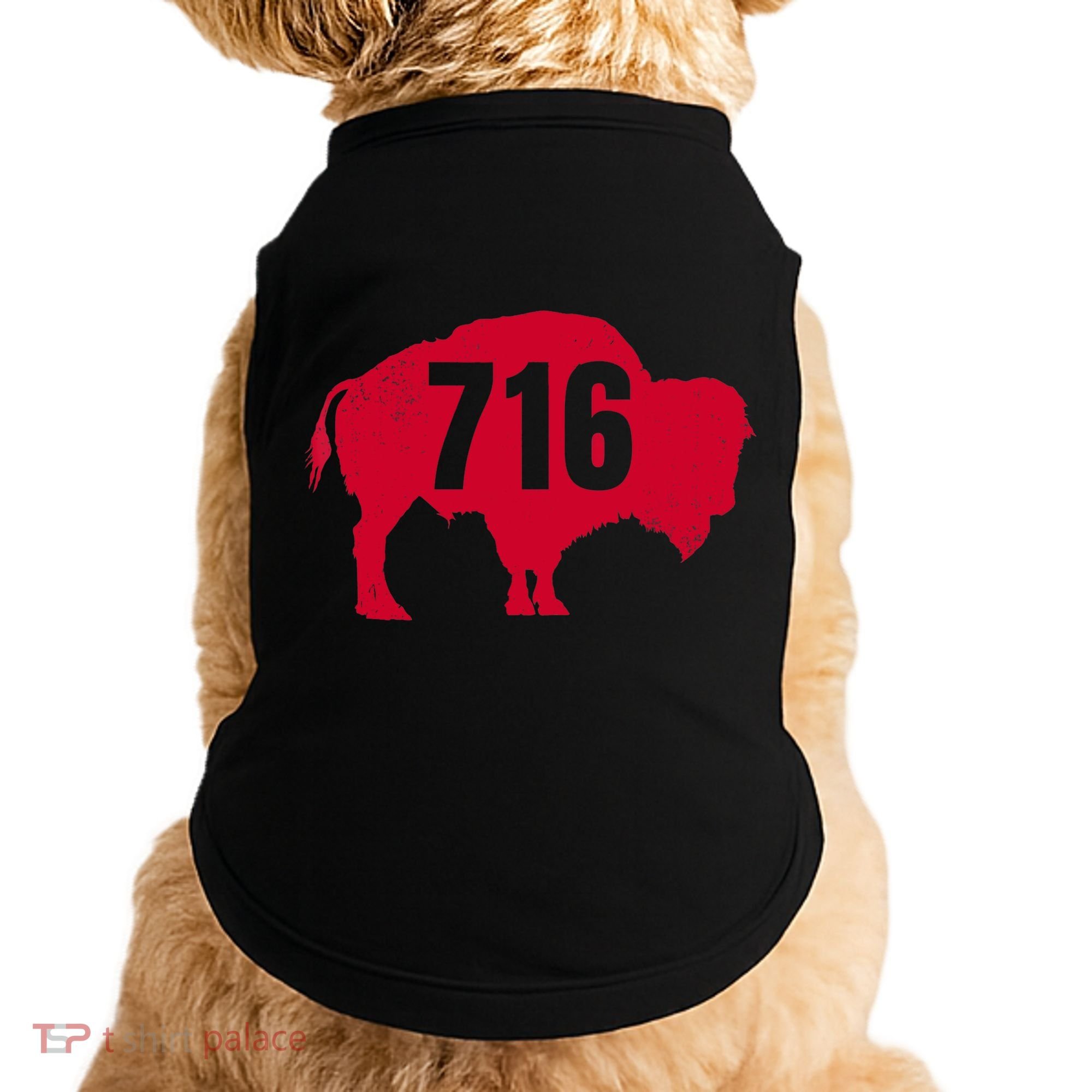 716 Area Code Buffalo New York Bflo Wny Meaningful Gift Doggie Tank