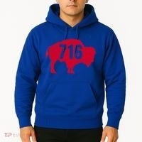 716 Area Code Buffalo New York Bflo Wny Meaningful Gift Hoodie thumb 2