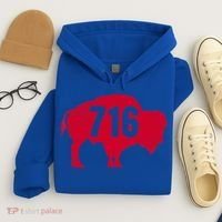 716 Area Code Buffalo New York Bflo Wny Meaningful Gift Hoodie thumb 4