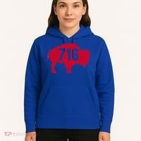 716 Area Code Buffalo New York Bflo Wny Meaningful Gift Hoodie thumb 5