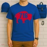 716 Area Code Buffalo New York Bflo Wny Meaningful Gift T-Shirt thumb 6