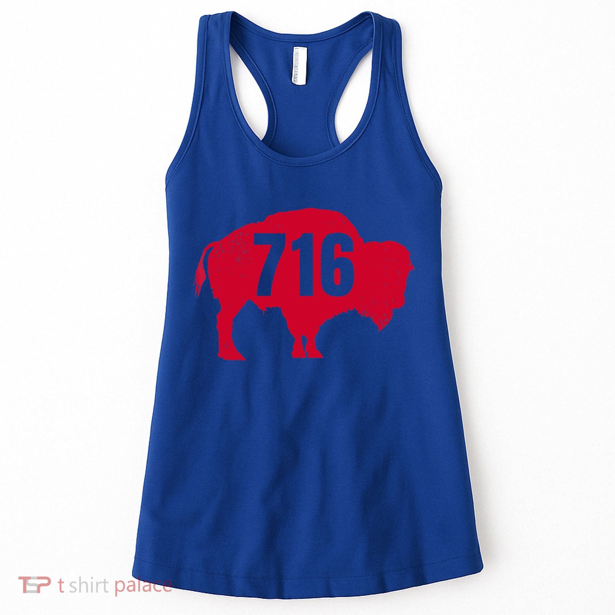 716 Area Code Buffalo New York Bflo Wny Meaningful Gift Women's Tank Top