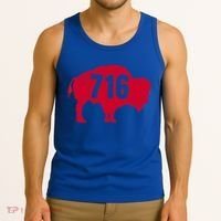 716 Area Code Buffalo New York Bflo Wny Meaningful Gift Tank Top thumb 3