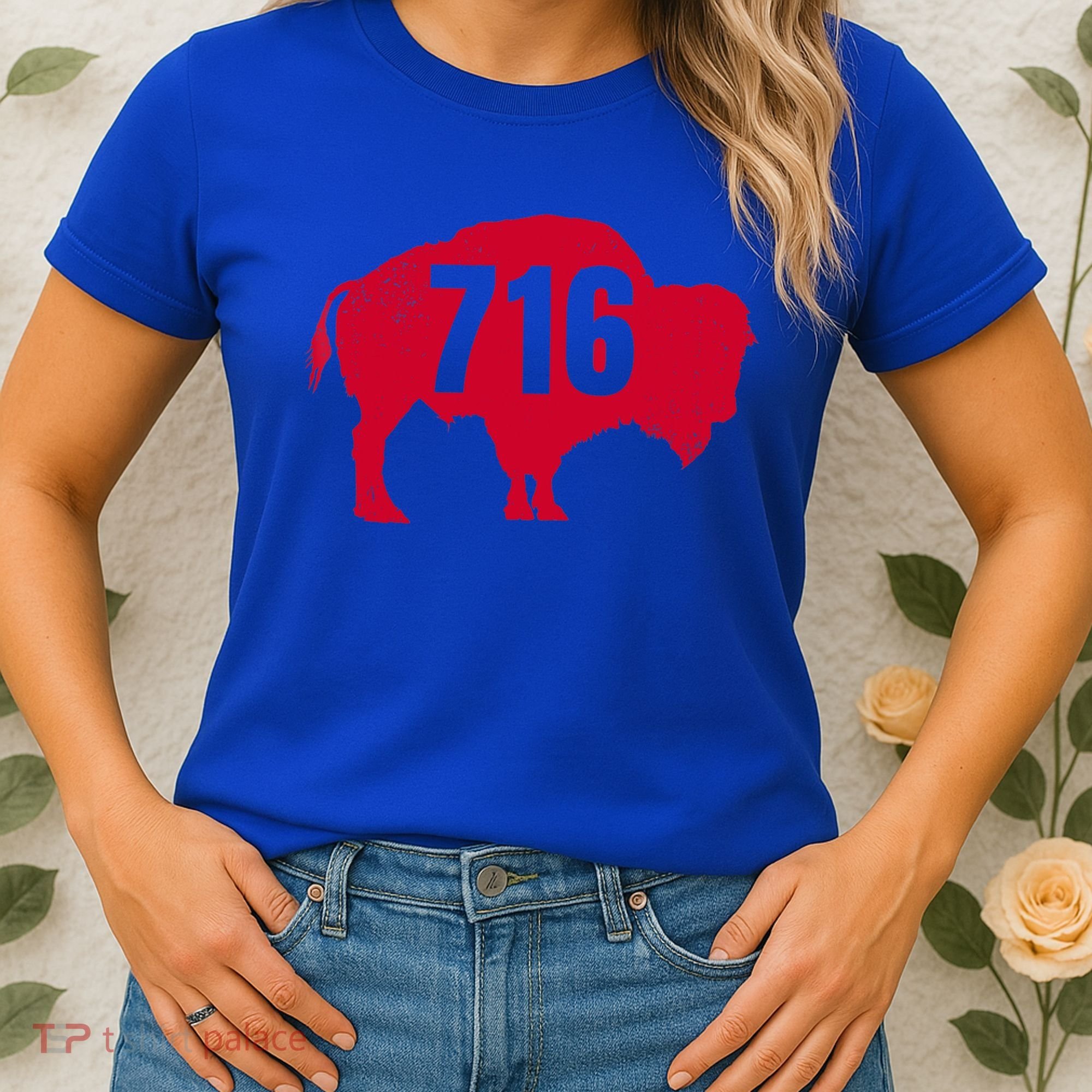 716 Area Code Buffalo New York Bflo Wny Meaningful Gift Women's T-Shirt