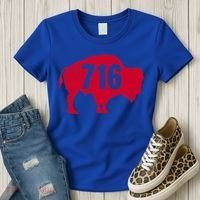 716 Area Code Buffalo New York Bflo Wny Meaningful Gift Women's T-Shirt thumb 3