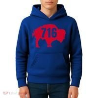 716 Area Code Buffalo New York Bflo Wny Meaningful Gift Kids Hoodie thumb 4