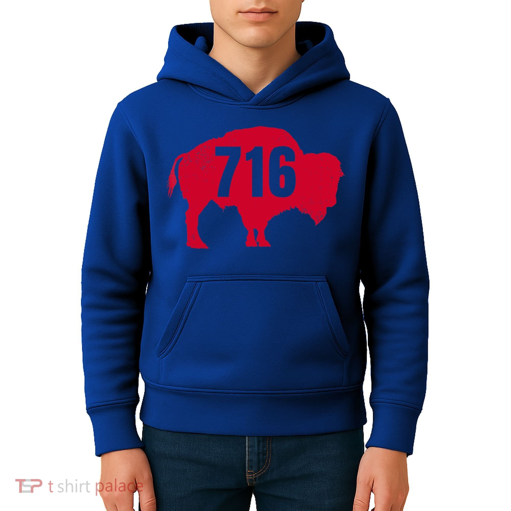 716 Area Code Buffalo New York Bflo Wny Meaningful Gift Kids Hoodie
