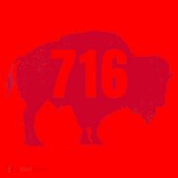 716 Area Code Buffalo New York Bflo Wny Meaningful Gift Santa Hat thumb 1