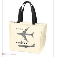 747 Airplane Hand Drawn Graphic Plane Tote Bag thumb 3