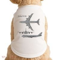 747 Airplane Hand Drawn Graphic Plane Doggie Tank thumb 0