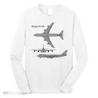 747 Airplane Hand Drawn Graphic Plane Long Sleeve Shirt thumb 0