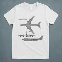 747 Airplane Hand Drawn Graphic Plane T-Shirt thumb 5