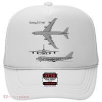 747 Airplane Hand Drawn Graphic Plane Hat thumb 0