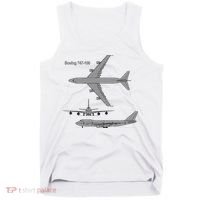 747 Airplane Hand Drawn Graphic Plane Tank Top thumb 0