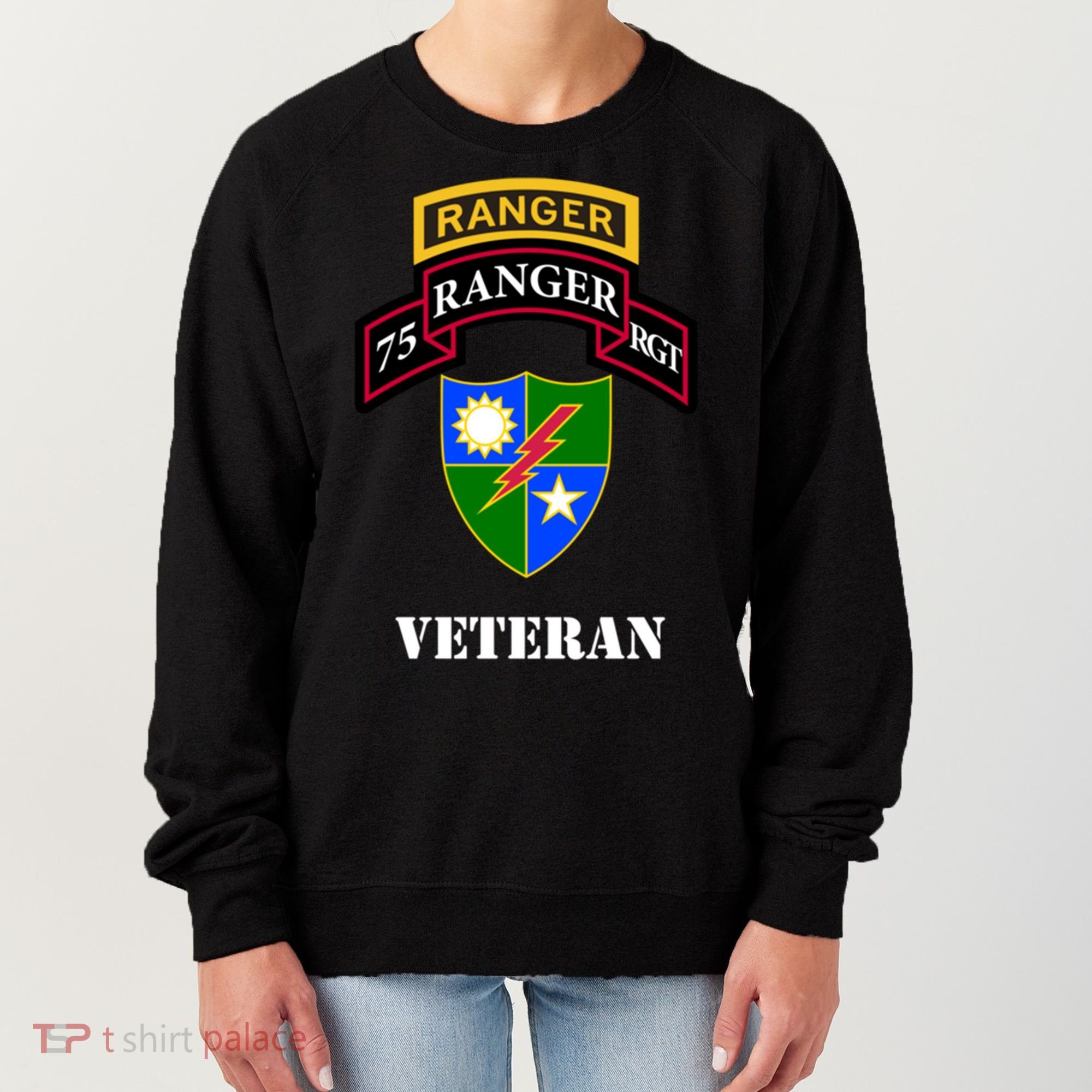 75th Army Ranger Gift Veteran White Gift Women's Sweatshirt