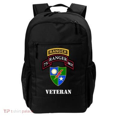 75th Army Ranger Gift Veteran White Gift Backpack