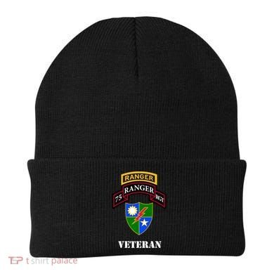 75th Army Ranger Gift Veteran White Gift Beanie