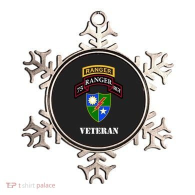 75th Army Ranger Gift Veteran White Gift Ornament