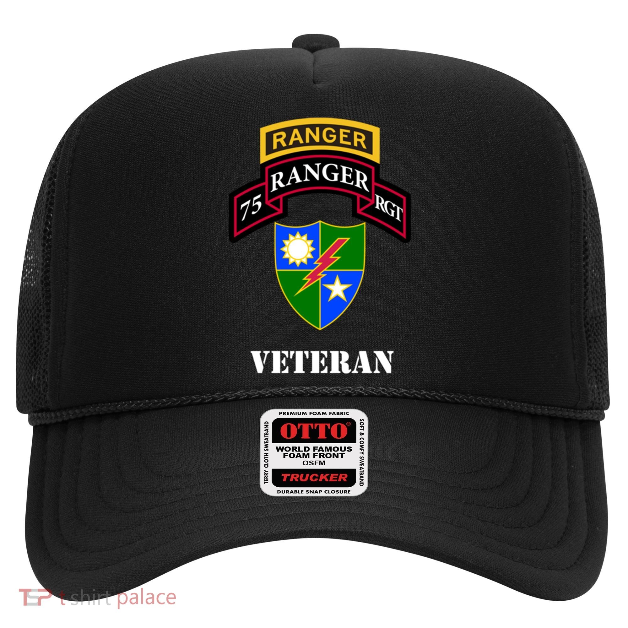 75th Army Ranger Gift Veteran White Gift Hat