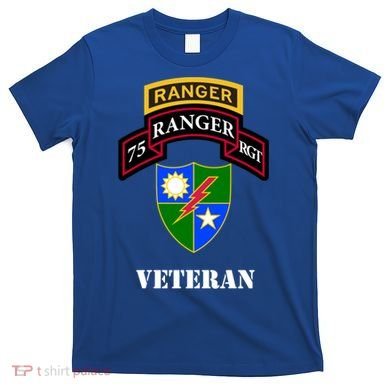 75th Army Ranger Gift Veteran White Gift T-Shirt