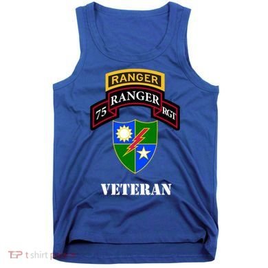75th Army Ranger Gift Veteran White Gift Tank Top