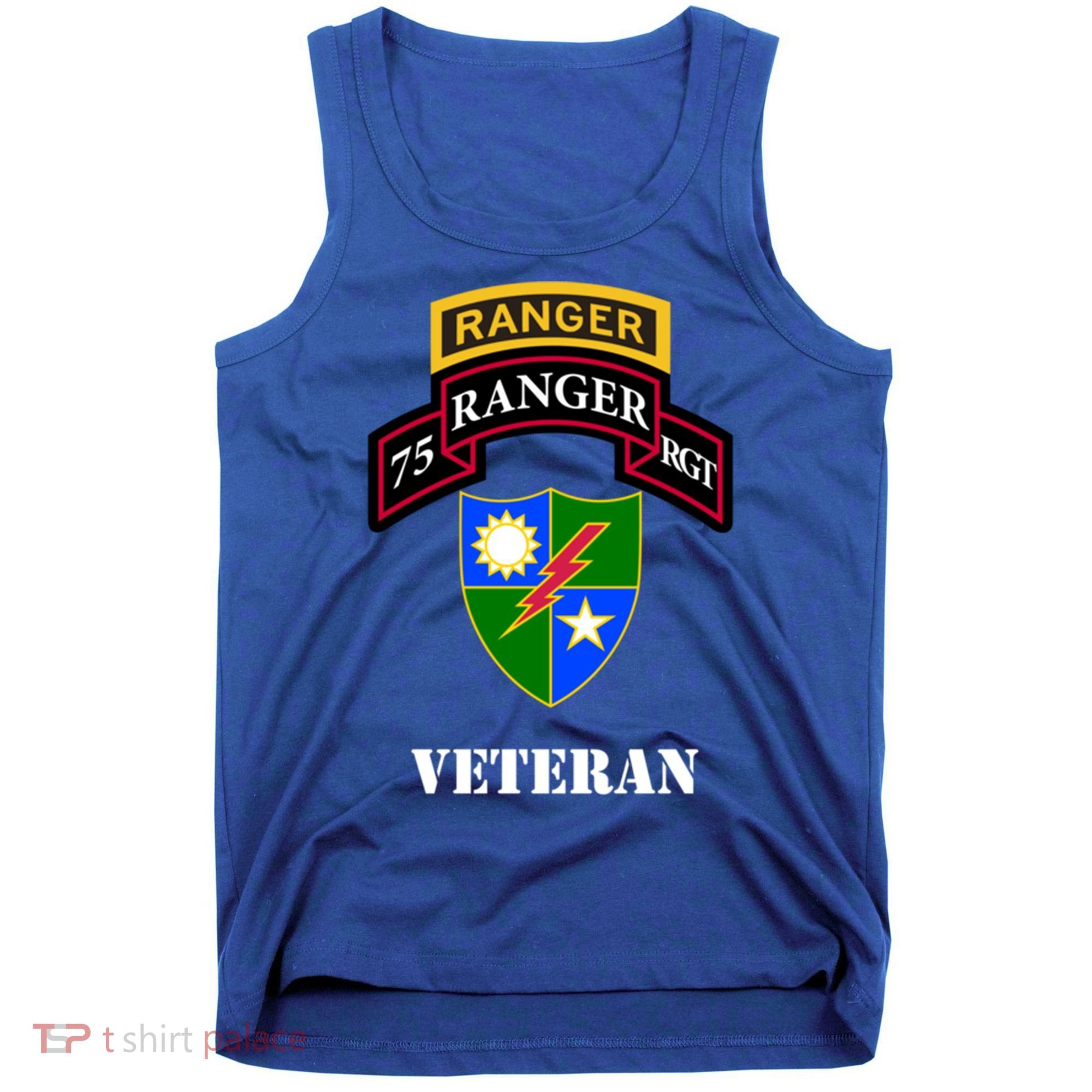 75th Army Ranger Gift Veteran White Gift Tank Top