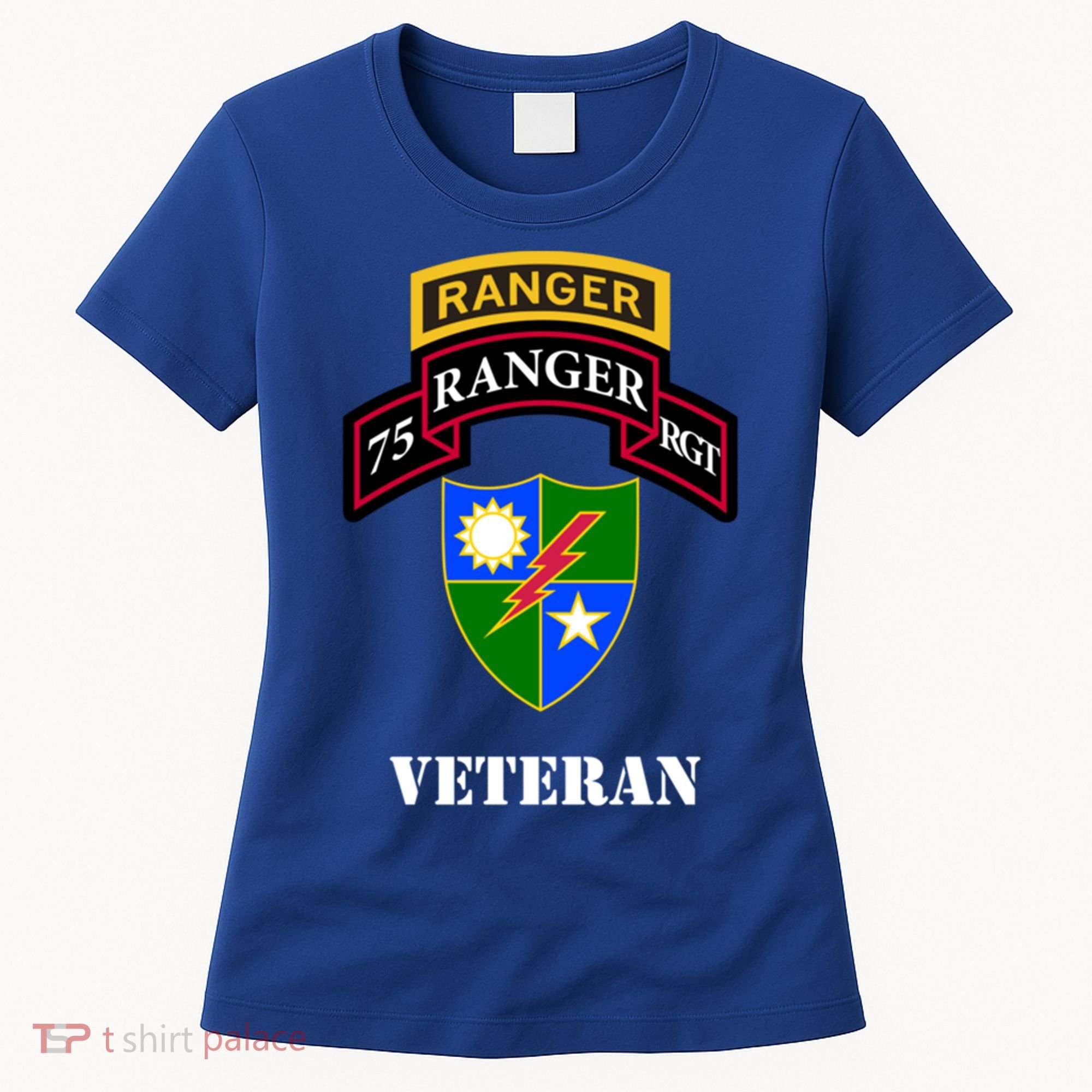 75th Army Ranger Gift Veteran White Gift Women's T-Shirt