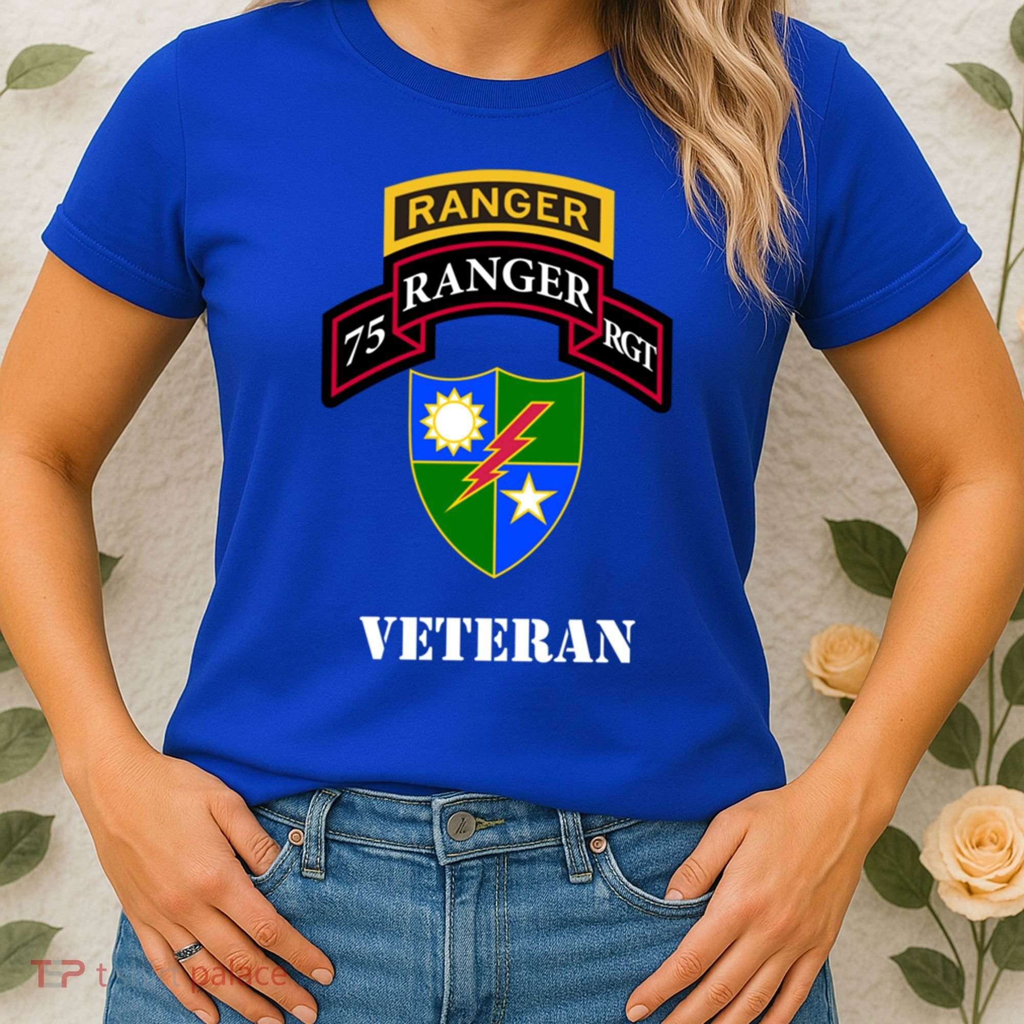 75th Army Ranger Gift Veteran White Gift Women's T-Shirt