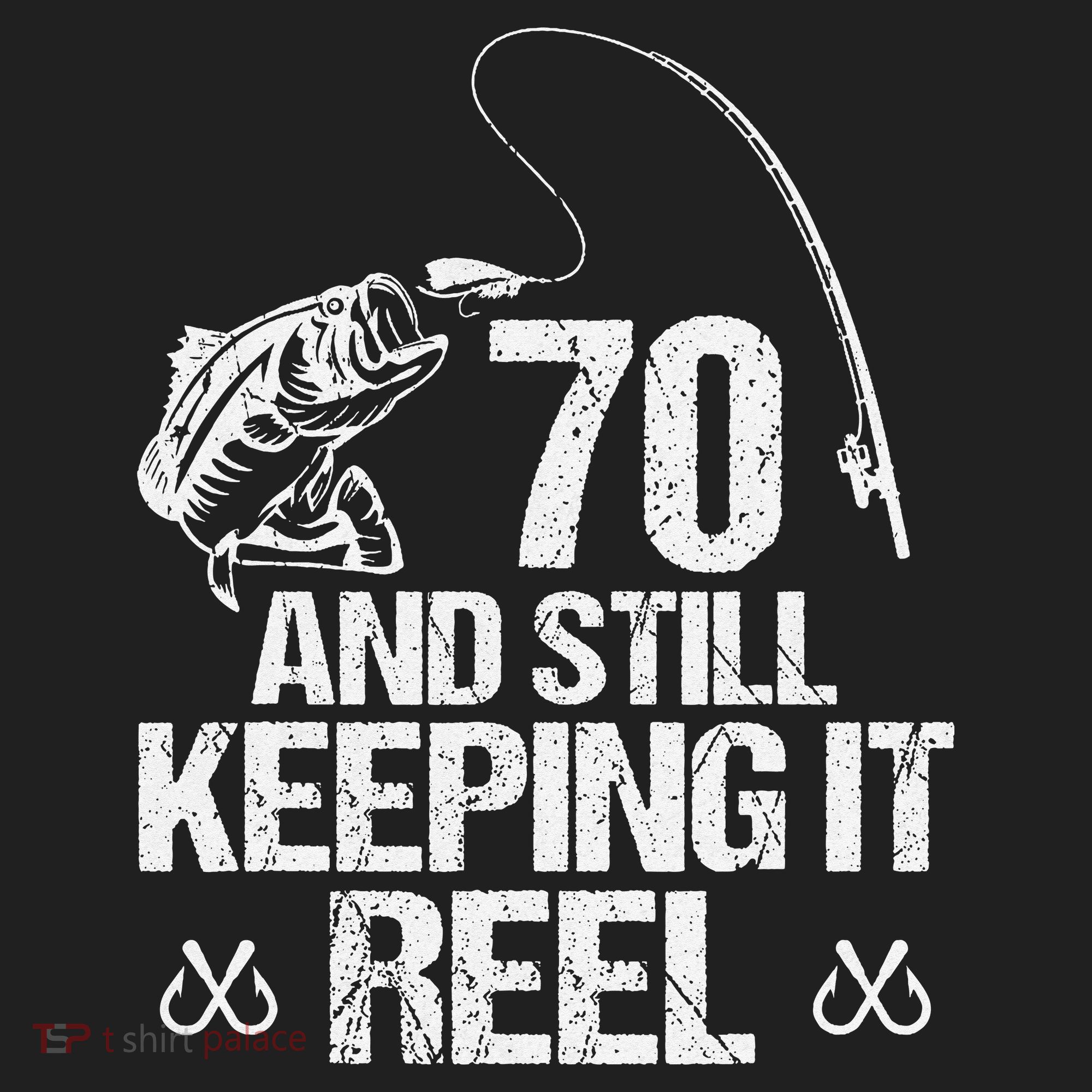 70 And Still Keeping It Reel Fishing 70th Birthday Gifts Beanie