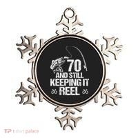 70 And Still Keeping It Reel Fishing 70th Birthday Gifts Ornament thumb 0