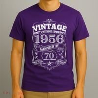 70th Birthday 1956 Vintage Quality Without Compromise  T-Shirt thumb 3