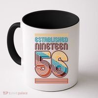70th Birthday 1956 Established Nineteen 56 Coffee Mug thumb 0