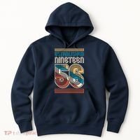 70th Birthday 1956 Established Nineteen 56 Hoodie thumb 0
