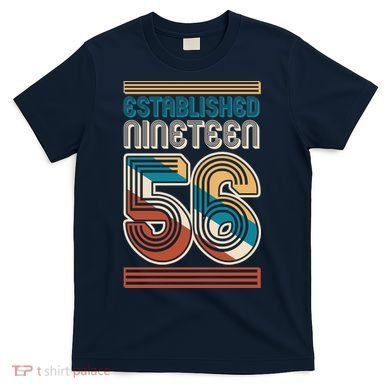 70th Birthday 1956 Established Nineteen 56 T-Shirt