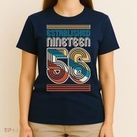 70th Birthday 1956 Established Nineteen 56 T-Shirt thumb 4
