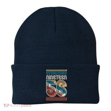 70th Birthday 1956 Established Nineteen 56 Beanie