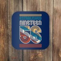 70th Birthday 1956 Established Nineteen 56 Coaster thumb 0
