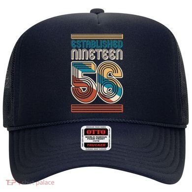 70th Birthday 1956 Established Nineteen 56 Hat