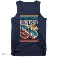70th Birthday 1956 Established Nineteen 56 Tank Top thumb 0