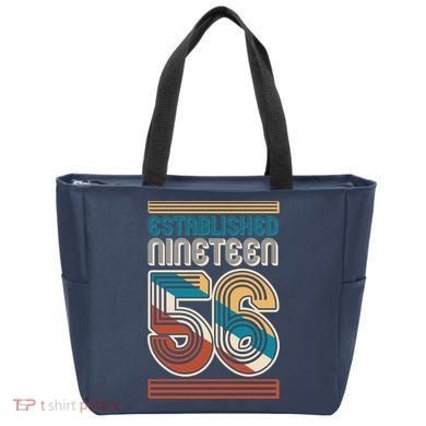 70th Birthday 1956 Established Nineteen 56 Tote Bag