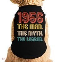 70th Birthday 1956 The Man Myth The Legend Doggie Tank thumb 0