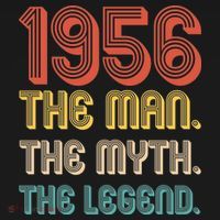 70th Birthday 1956 The Man Myth The Legend Women's Hoodie thumb 2