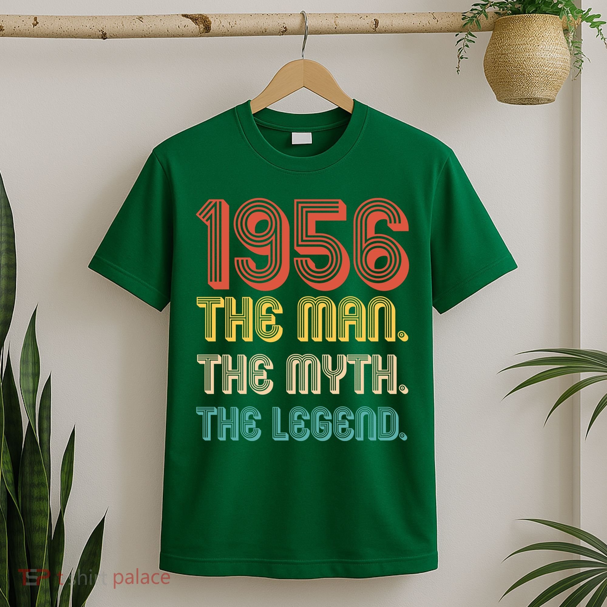 70th Birthday 1956 The Man Myth The Legend T-Shirt