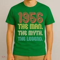 70th Birthday 1956 The Man Myth The Legend T-Shirt thumb 3