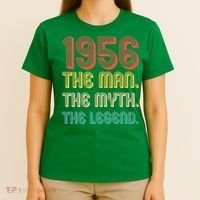 70th Birthday 1956 The Man Myth The Legend T-Shirt thumb 4